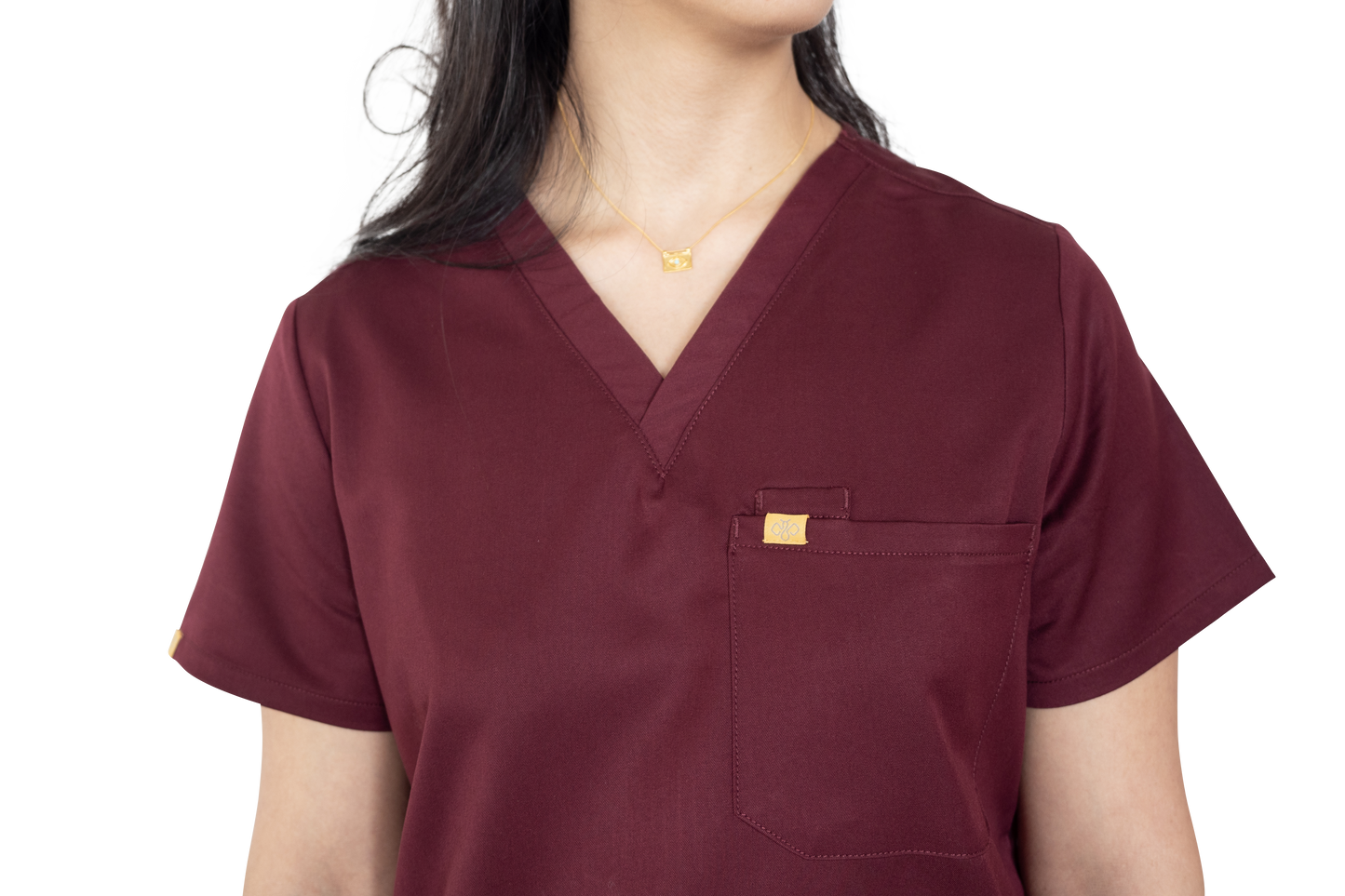 Womens Mulberry Scrub Top