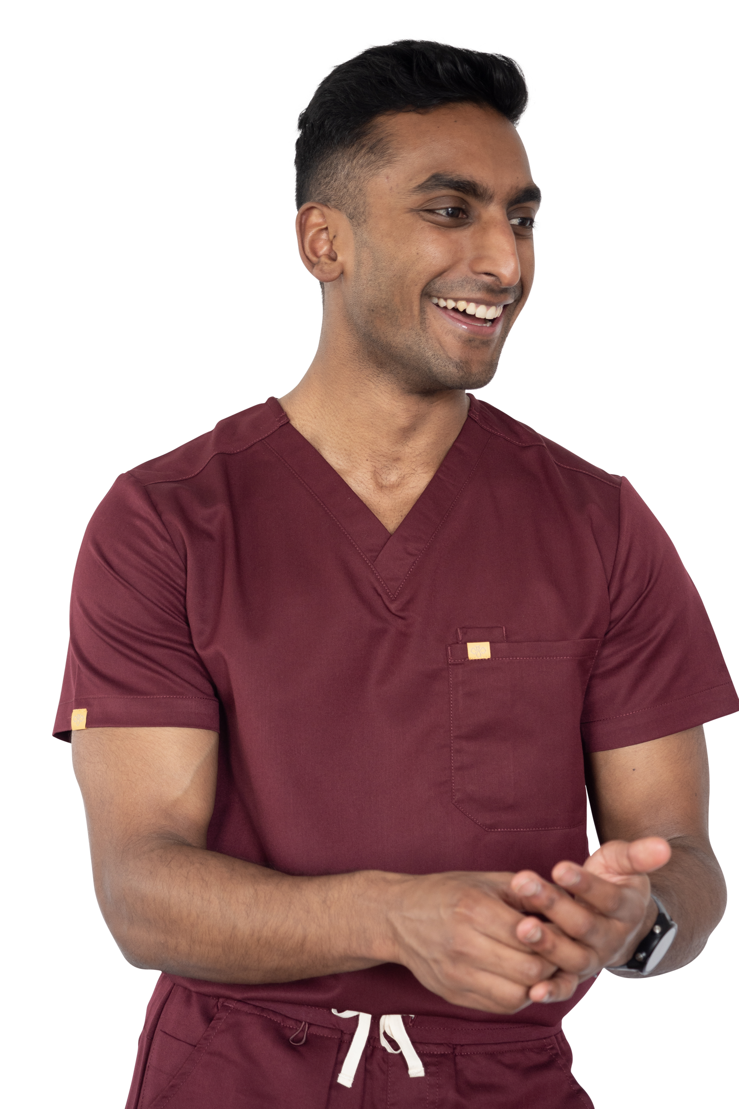 Mens Mulberry Scrub Top