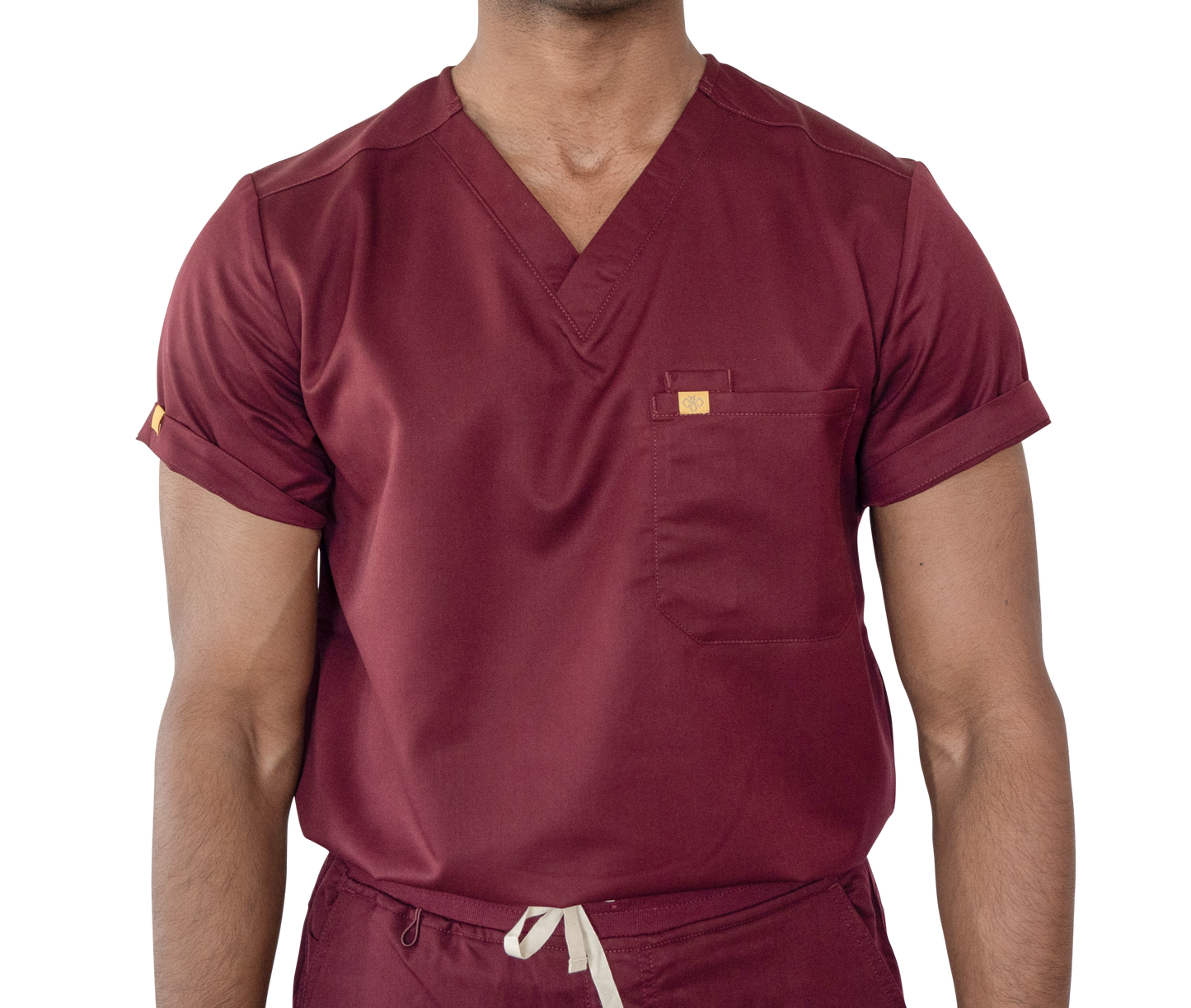 Mens Mulberry Scrub Top